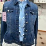 Chaqueta vaquera puntilla