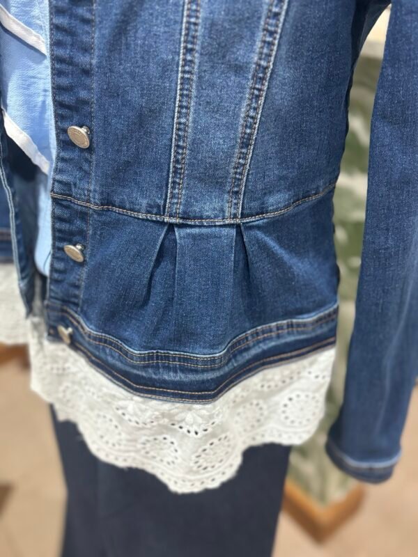 Chaqueta vaquera puntilla