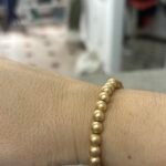 Pulsera Bolitas Dorada